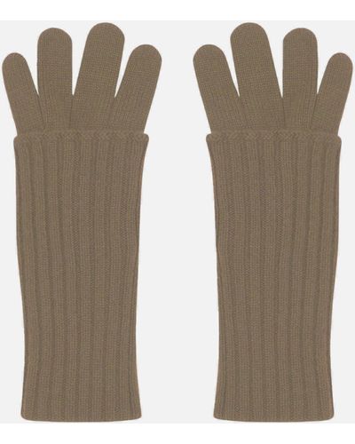 Malo Cashmere Gloves - White