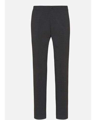 Malo Stretch Wool Pants - Gray