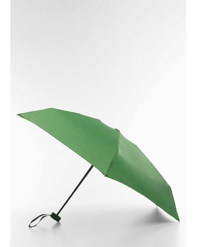Mango Mini Folding Umbrella - Green