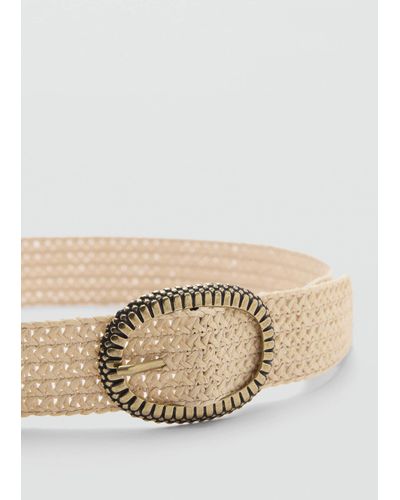 Mango Natural Fibre Belt With Buckle