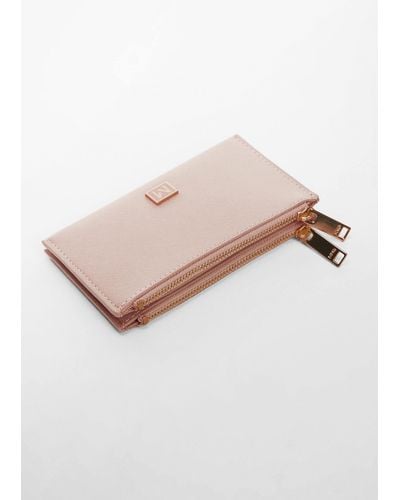 Mango Double Compartment Wallet Light - Pink