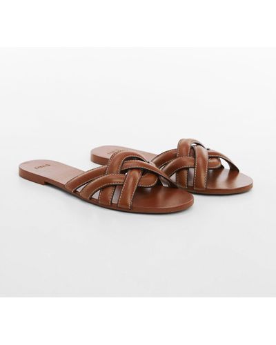 Mango Straps Sandals - Brown