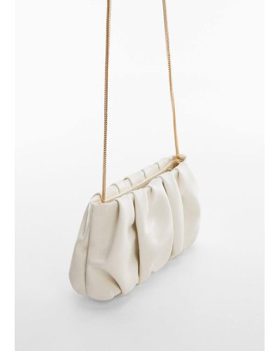 Mango Quilted Chain Bag Off - White