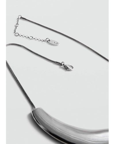 Mango Rigid Combination Necklace - Metallic