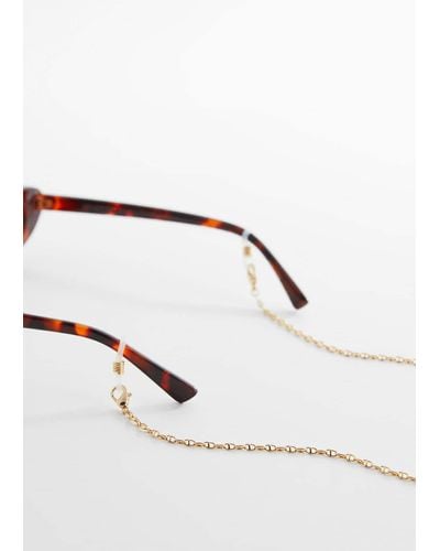 Mango Sunglasses Link Chain - Natural