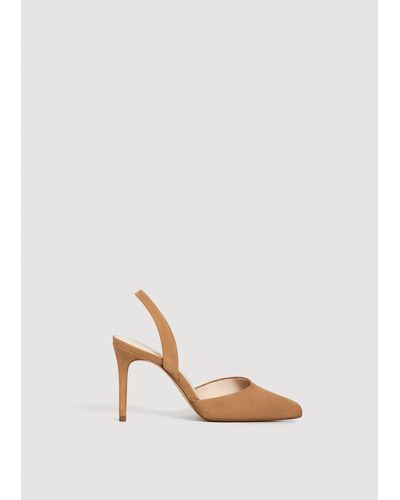 Mango Slingback Heel Shoes - Brown