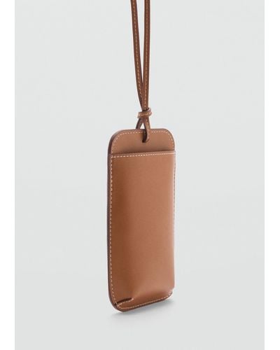 Mango Mobile Case With String - White