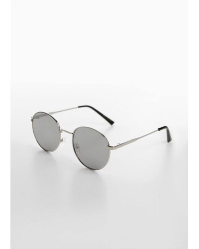 Mango Polarised Sunglasses - Metallic