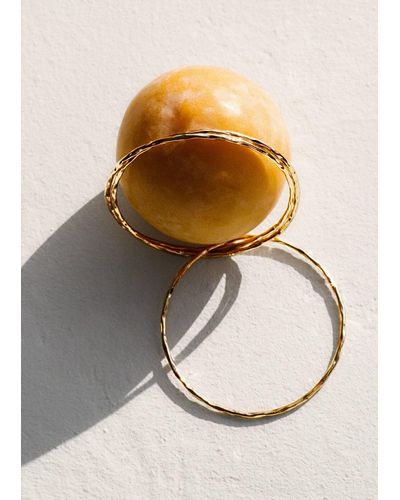 Mango Bracciali anelli combinati - Bianco
