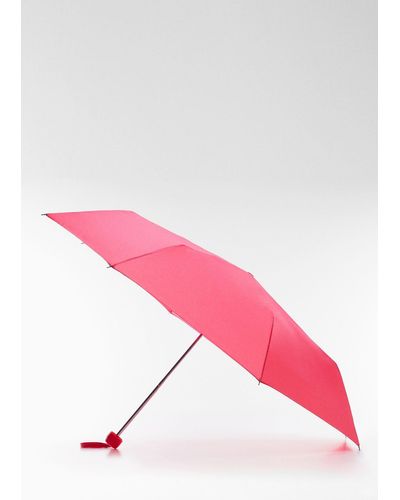 Mango Plain Folding Umbrella - Pink