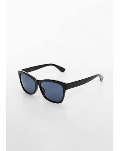 Mango Acetate Frame Sunglasses - Blue