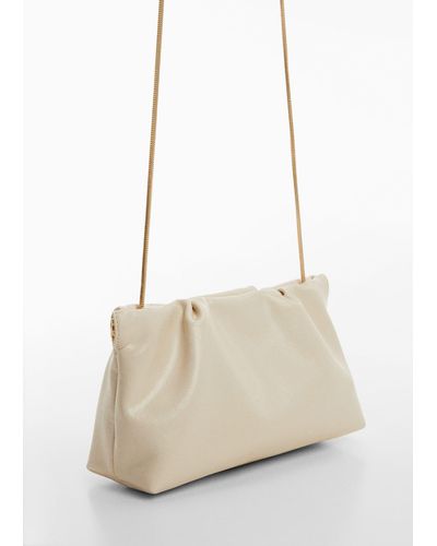 Mango Quilted Chain Bag - White