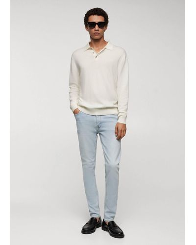 Mango Jude Skinny-fit Jeans Light - White