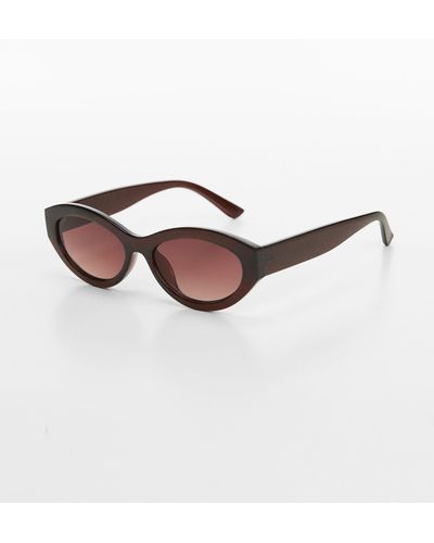 Mango Retro Style Sunglasses - Brown
