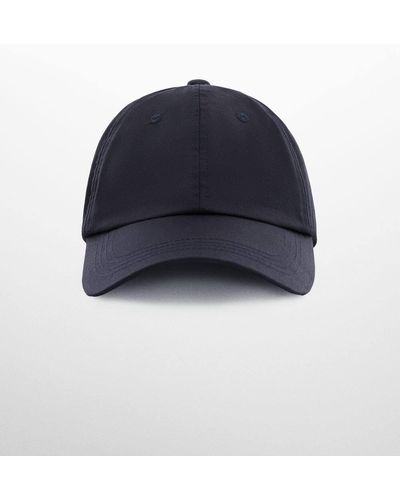 Mango Cappello cotone visiera - Blu