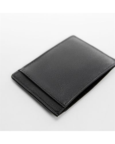 Mango Anti-contactless Peaked Card Holder - Grey