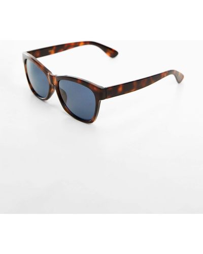 Mango Acetate Frame Sunglasses - Brown