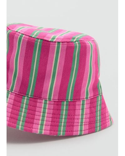 Mango Bucket Print Hat - Pink