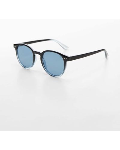 Mango Polarised Sunglasses Dark - Blue