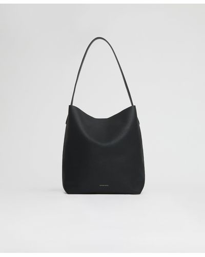 Alaïa, Garance 36 black leather tote bag