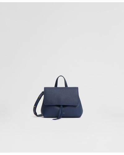 blue-mansur-gavriel-shoulder-bags-for-women-lyst