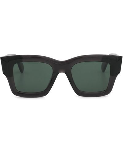 Jacquemus Baci Sunglasses, Multi-, 100% Acetate - Green
