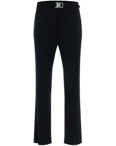 1017 ALYX 9SM Metal Buckle Suit Trousers, , 100% Polyester - Black