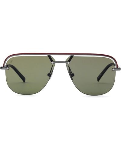 Hublot Matte Aviator Sunglasses With Lens - Multicolor