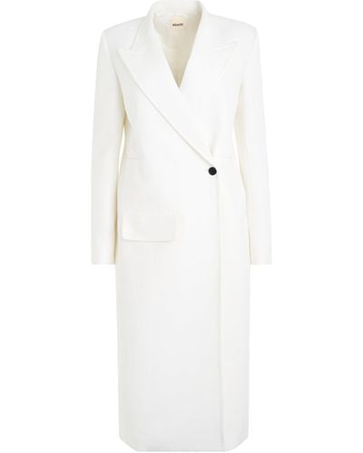Khaite Cobble Coat - White