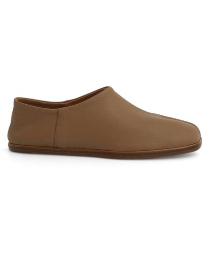 Maison Margiela Tabi Babouches Loafers, , 100% Calf Leather - Brown