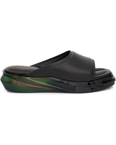 mens green slides