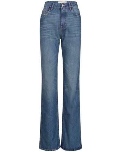 Coperni Straight Leg Denim Trousers, , 100% Cotton, Size: Medium - Blue