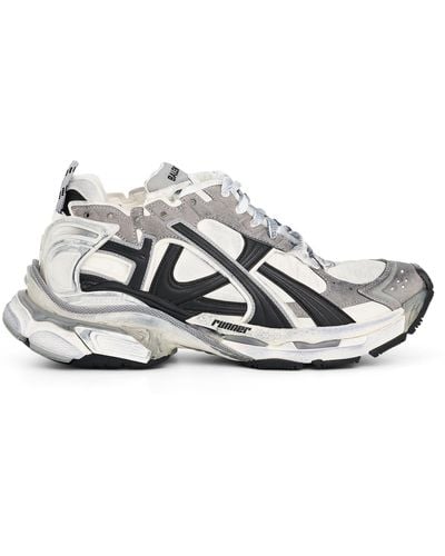 Balenciaga Runner Sneakers, //, 100% Rubber - White