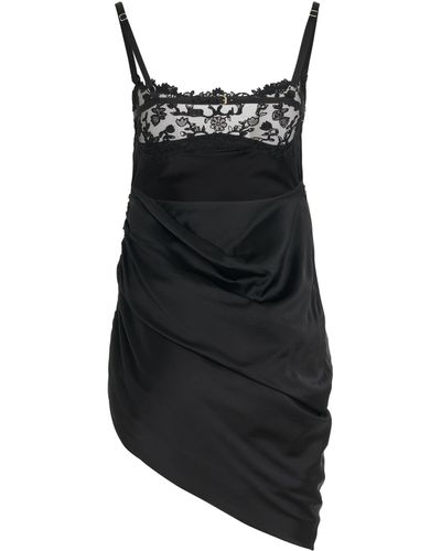 Jacquemus Brodee Lingerine Dress - Black