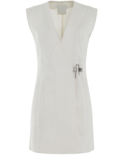 Givenchy Padlock Denim Dress, , 100% Cotton - Grey