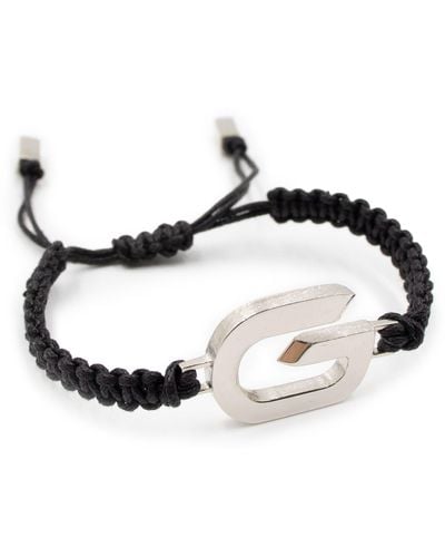 Givenchy G Link Cord Bracelet, , 100% Leather - Multicolour