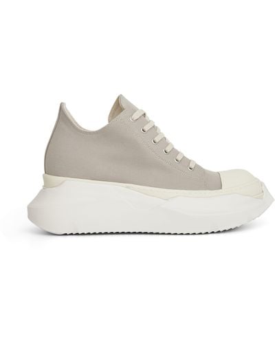 Rick Owens Abstract Low Top Trainers, , 100% Rubber - Natural