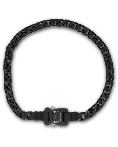 1017 ALYX 9SM Coloured Chain Necklace, , 100% Calf Leather, Size: Medium - Black