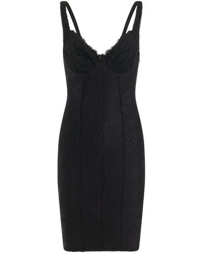 Balenciaga Lingerie Mini Dress - Black