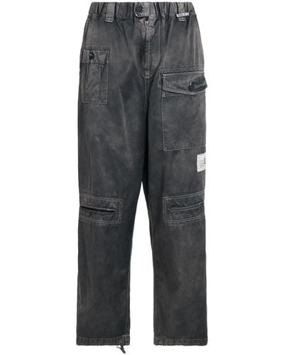 Maison Mihara Yasuhiro Rc Twill Cargo Trouser, , 100% Cotton - Gray