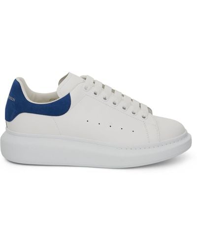 Alexander McQueen Larry Oversized Sneakers, /Paris, 100% Calfskin Leather - Blue