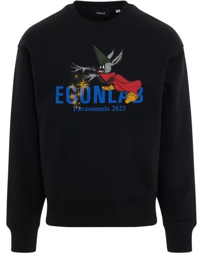 Egonlab 'Fantasia Sweatshirt, Long Sleeves, , 100% Cotton, Size: Small - Black