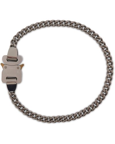 1017 ALYX 9SM Metal Buckle Necklace, , Size: Medium - Metallic