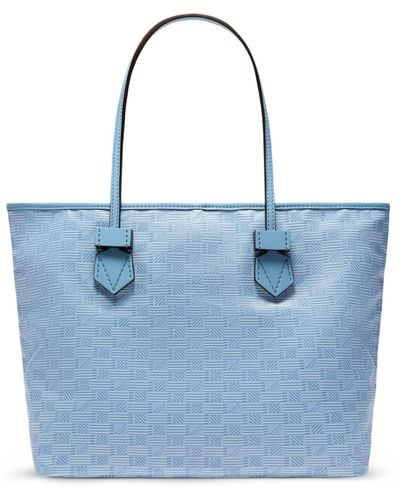 Moreau Saint Tropez Tote Bag Mm, Light, 100% Cotton - Blue
