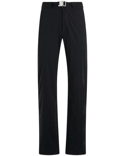 1017 ALYX 9SM 'Lightweight Cotton Buckle Trousers, , 100% Cotton, Size: Small - Black