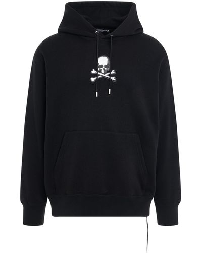 Mastermind Japan 'Skull Emblem Hoodie, Long Sleeves, , 100% Cotton, Size: Small - Blue
