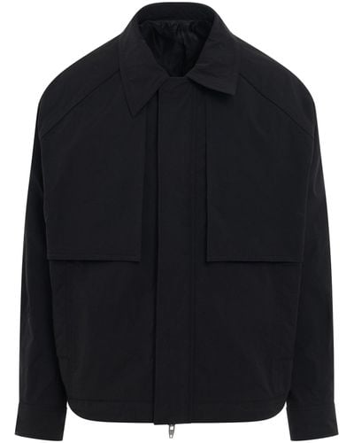 Juun.J Flap-Detailed Sweater, Long Sleeves - Black