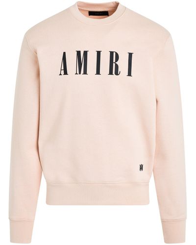 Amiri 'Core Logo Sweatshirt, Long Sleeves, , 100% Cotton, Size: Small - Pink