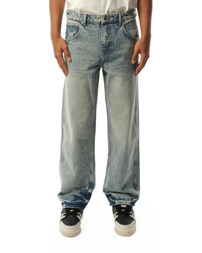 Represent R3 Baggy Denim Trousers, , 100% Cotton - Grey