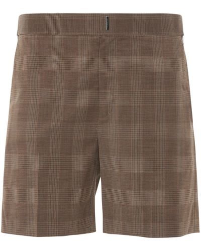 Givenchy Classic Fit Woven Shorts, Light - Brown